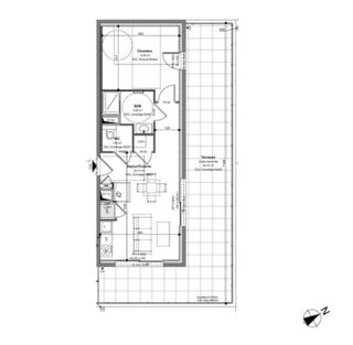  Appartement � vendre 2 pi�ces 43 m�