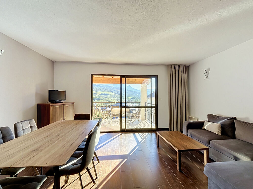 Duplex T3 meublé avec parking couvert et espace bien-être Résidence Château des Magnans à Jausiers