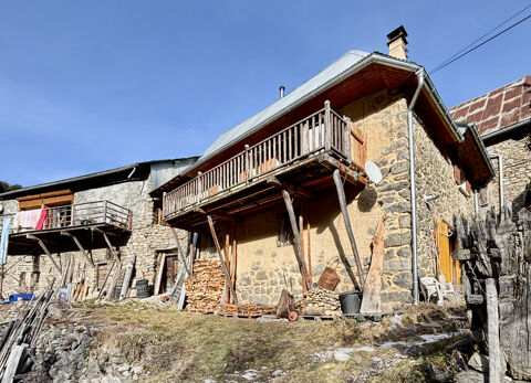   Maison en pierre avec 2 logements, terrain et rivi�re   Villard du Lauzet   Lauzet-Ubaye Maison - 6 pi�ce(s) - 130 m�