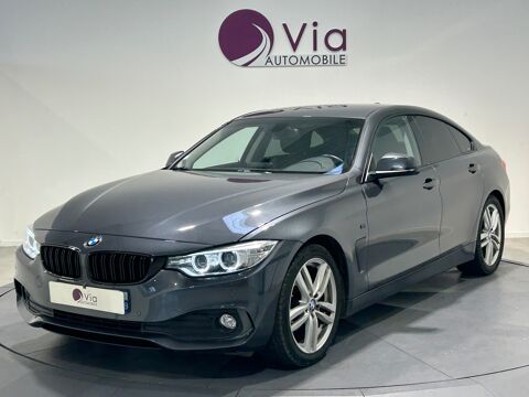 BMW Série 4 Gran Coupe 418d 150 ch Lounge BVA, Cuir, Sieges et volant ch 2017 occasion Petite-Forêt 59494