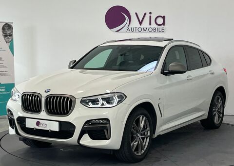 BMW X4 M40d 340 ch camera 360 Toit pano volant chauffant 2021 occasion Petite-Forêt 59494