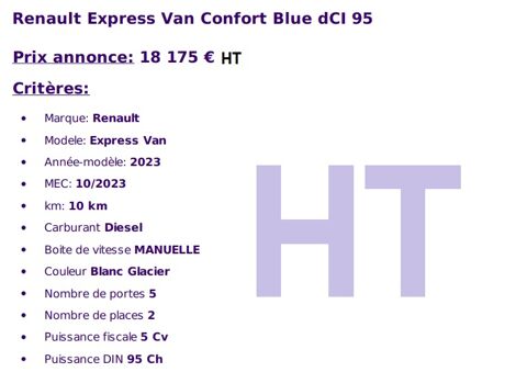 Express BLUE DCI 95 - 22 CONFORT 2023 occasion 49070 Saint-Lambert-la-Potherie