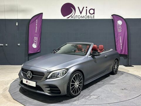 Mercedes Classe C 220 d 9G-Tronic AMG Line CUIR ROUGE 2018 occasion Camon 80450