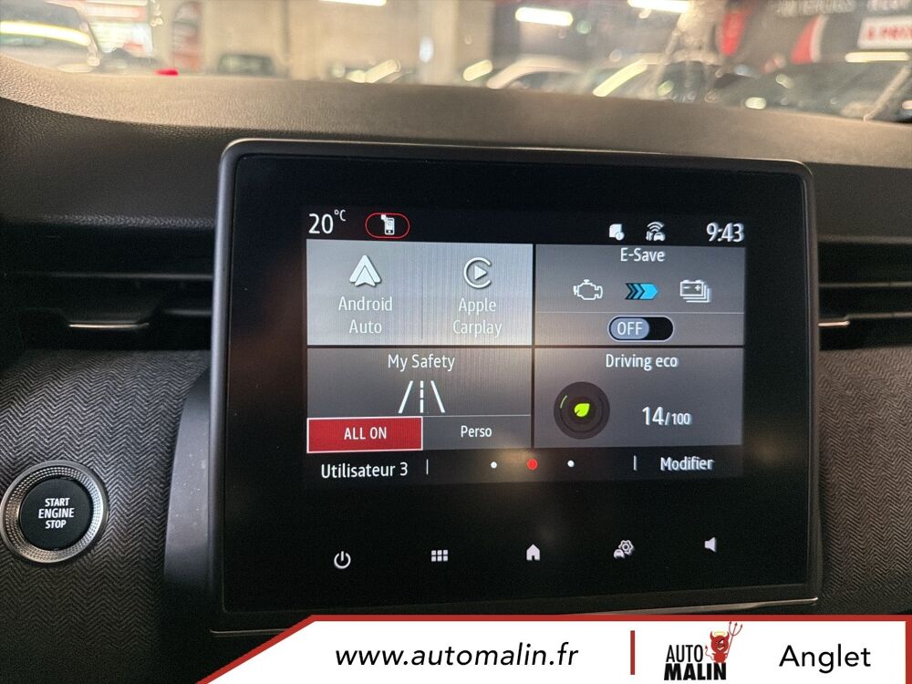 Clio V E-Tech full hybrid 145 ch GSR2 Techno 2025 occasion 64600 Anglet