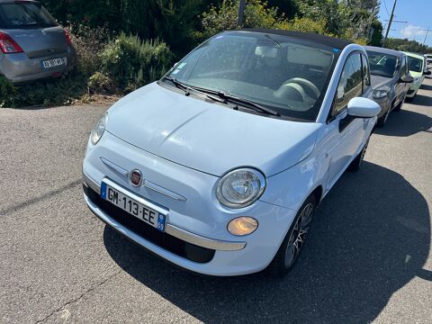 Fiat 500 1.2 8V 69 ch S&S - 3P CABRIOLET CRITERE 1 2010 occasion Montpellier 34090