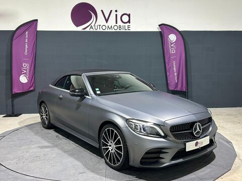 Classe C 220 d 9G-Tronic AMG Line CUIR ROUGE 2018 occasion 80450 Camon