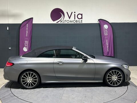 Classe C 220 d 9G-Tronic AMG Line CUIR ROUGE 2018 occasion 80450 Camon