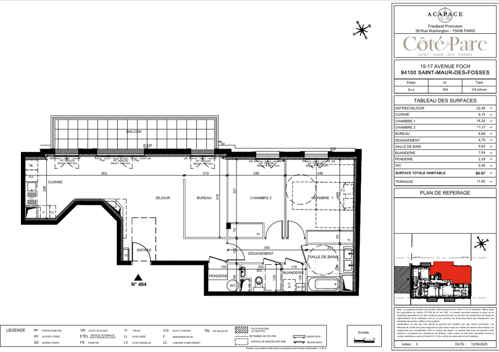 Vente Appartement DEVENEZ PROPRIÉTAIRE AU CŒUR DU PARC DE SAINT-MAUR   RÉSIDENCE CÔTÉ PARC St maur des fosses