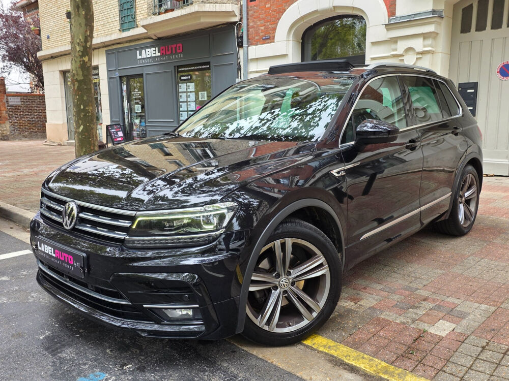 Tiguan 2.0 TDI 150 Black R-Line 2019 occasion 95880 ENGHIEN-LES-BAINS