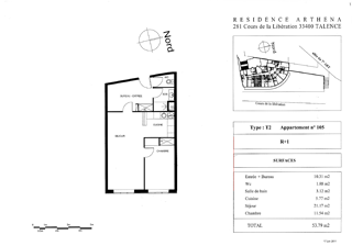  Appartement � vendre 2 pi�ces 54 m�