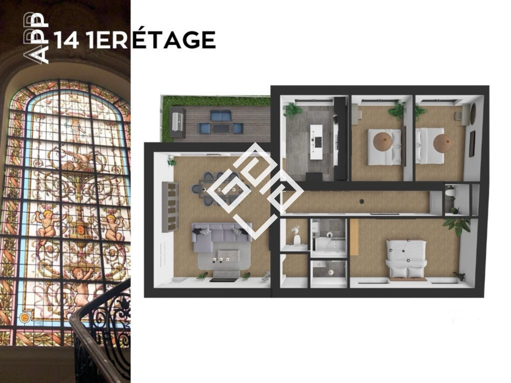 Vente Appartement Magnifiques appartements T4 'Le Manoir' avec terrasse Narbonne