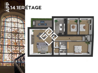  Appartement à vendre 4 pièces 132 m²