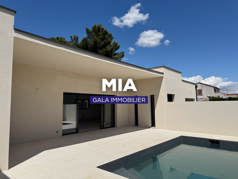 Vente Maison MIA   Villa moderne de plain-pied avec piscine Narbonne