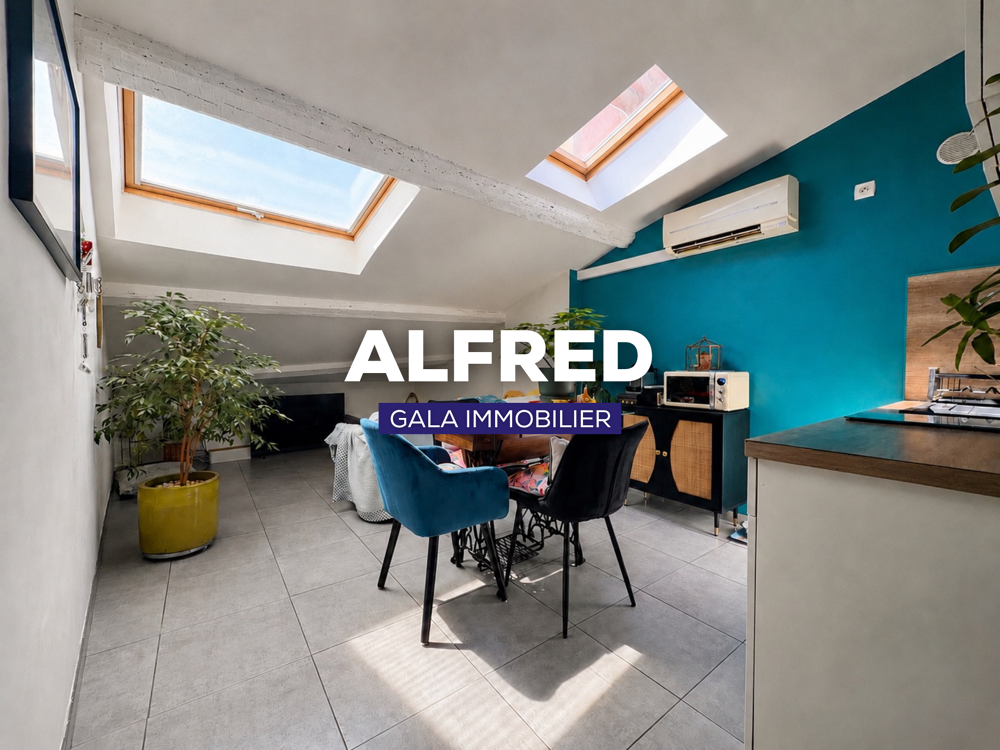 Narbonne centre-ville Appartement mansardé de 60 m2 au sol