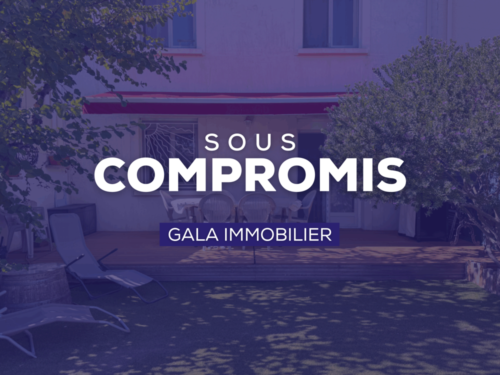 Une maison avec jardin dans un quartier recherché.