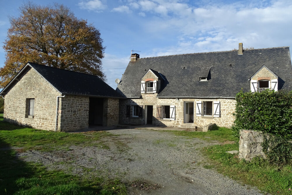 Maison en pierre de 113 m2 avec terrain de 1503 m2 à Montourtier