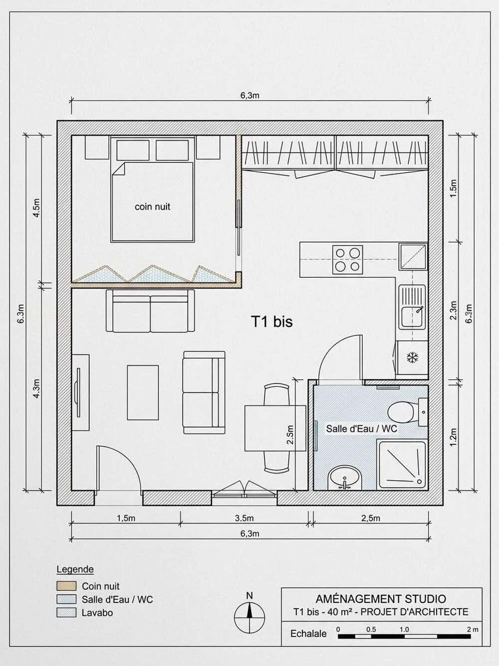 Vente Appartement Plateau de 40 m2 à aménager   Trélazé, secteur Malaquais Trelaze