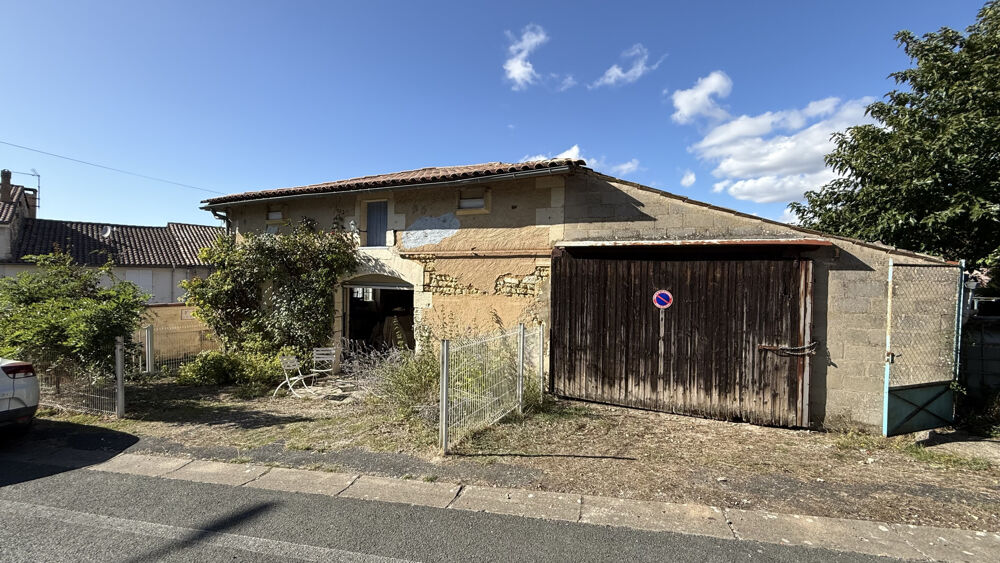 Vente Maison DÉPENDANCE EN PIERRES AVEC GARAGE ET JARDIN CLOS  BEAU POTENTIEL   CENTRE VILLE Mirambeau