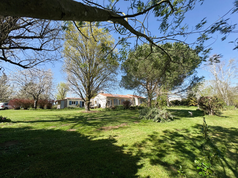 Vente Maison Maison de plain-pied rénovée au milieu de son jardin clos avec piscine et garage St andre de lidon