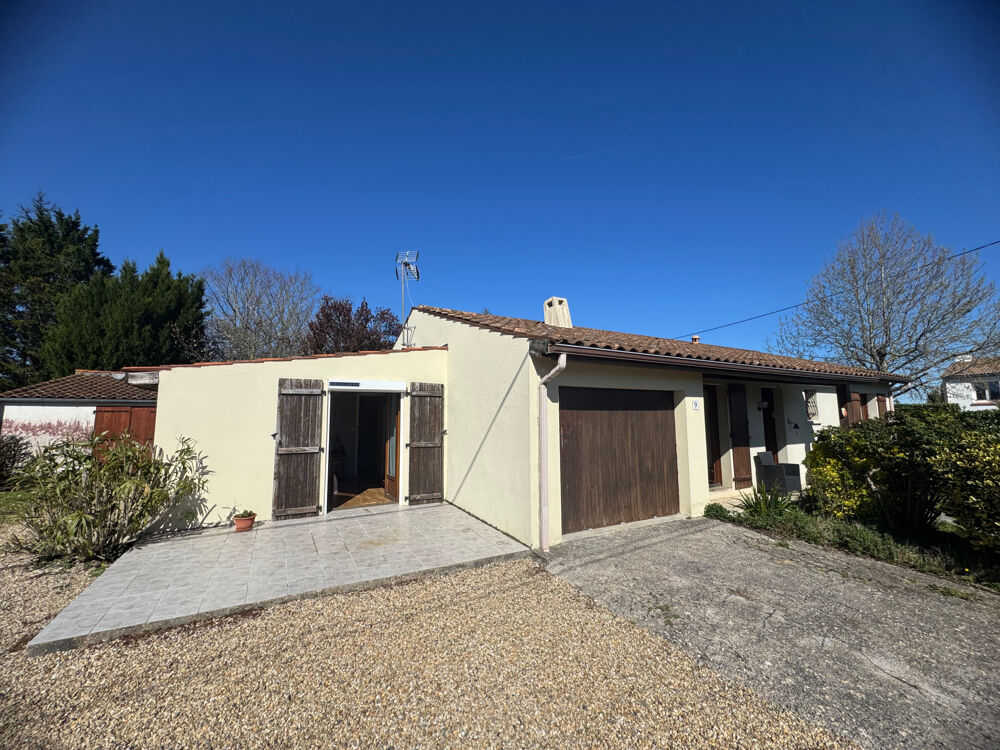 Vente Maison Maison de plain-pied au milieu de son jardin clos avec garage Mortagne sur gironde