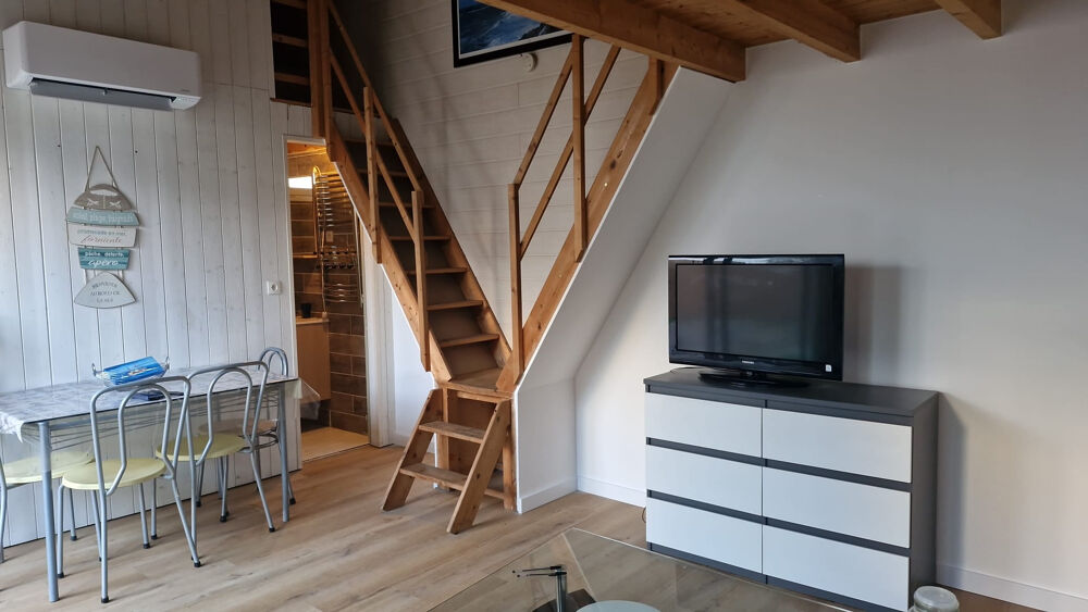 APPARTEMENT T1+, TERRASSE, DÉPENDANCE, PROCHE PLAGES