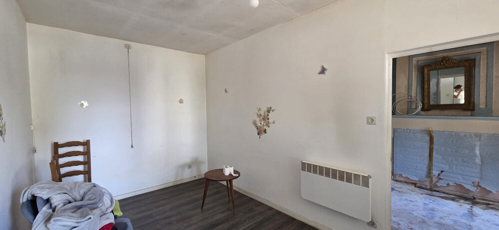 MAISON À RÉNOVER 62 M2 + GRENIER 100 M2, DÉPENDANCES, JARDIN 490 M2