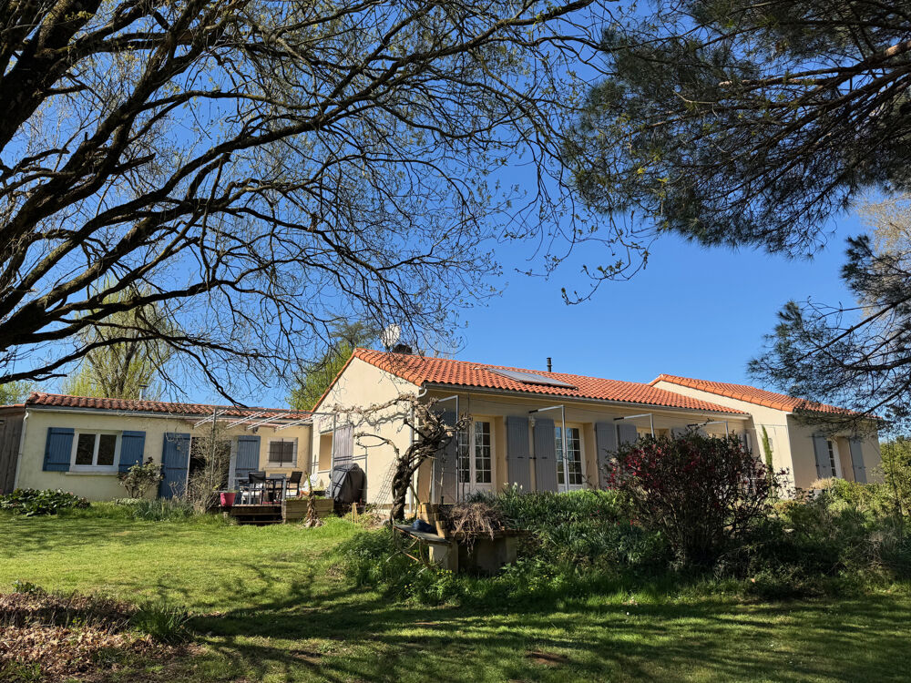 Vente Maison Maison de plain-pied rénovée au milieu de son jardin clos avec piscine et garage St andre de lidon