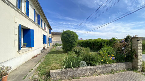   Charmante long�re avec d�pendances, garages totalisant 300 m2, jardin bucolique, proche estuaire, Saint-Fort-s Maison - 9 pi�ce(s) - 226 m�