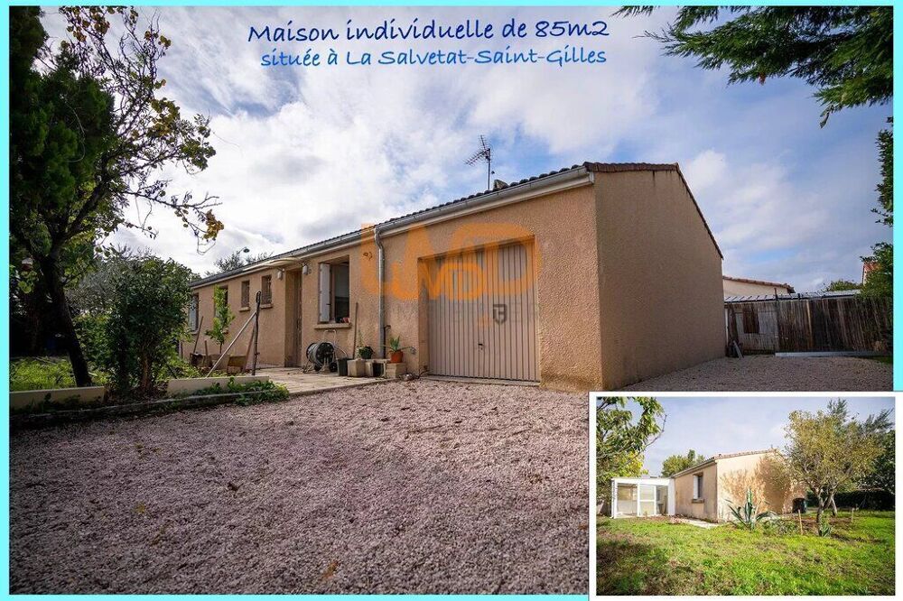 Vente Maison Maison de 85m2 avec 662m2 de terrain � La Salvetat-Saint-Gilles La salvetat-saint-gilles