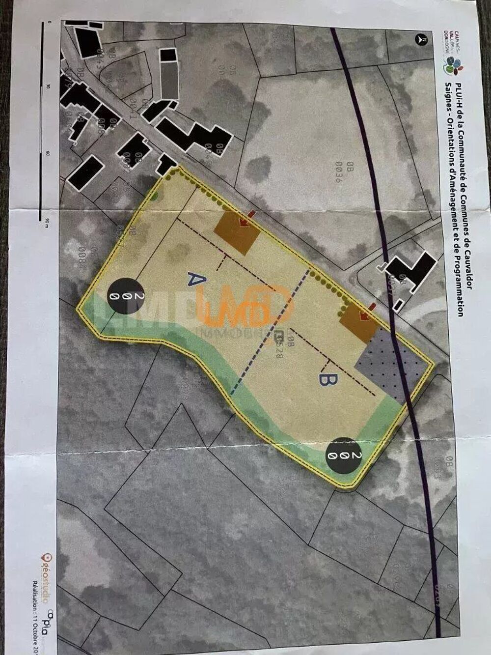 Vente Terrain Grand Terrain Constructible LOT Saignes