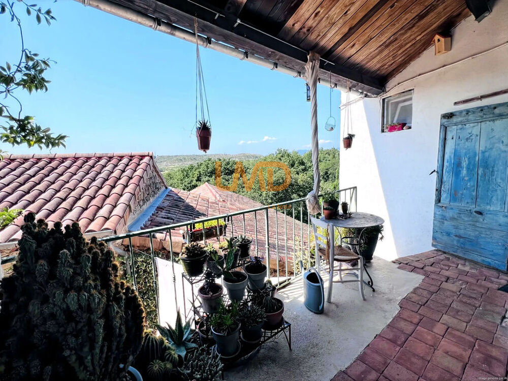 Ardèche SUD: Charmante maison de village en pierre avec terrasse