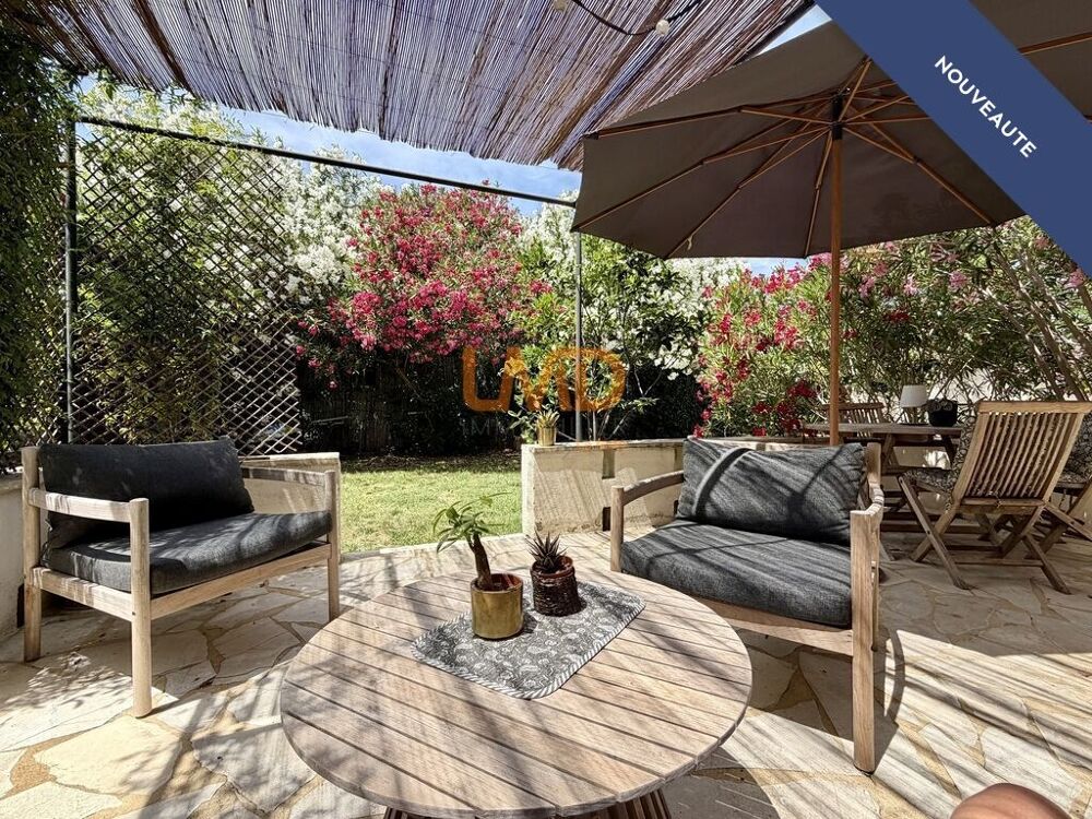 Vente Maison 5 mn de Nîmes, 132 m2, 5 pièces, jardin méditerranéen, garage, D Milhaud
