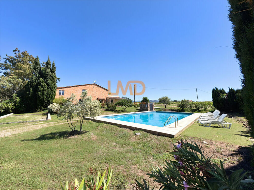Vente Maison Mas provençal de 265 m² au cœur des vignes avec piscine – La Mot La motte