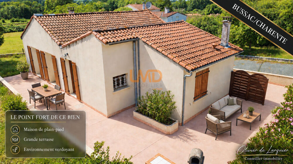 Maison de plain pied Bussac sur Charente