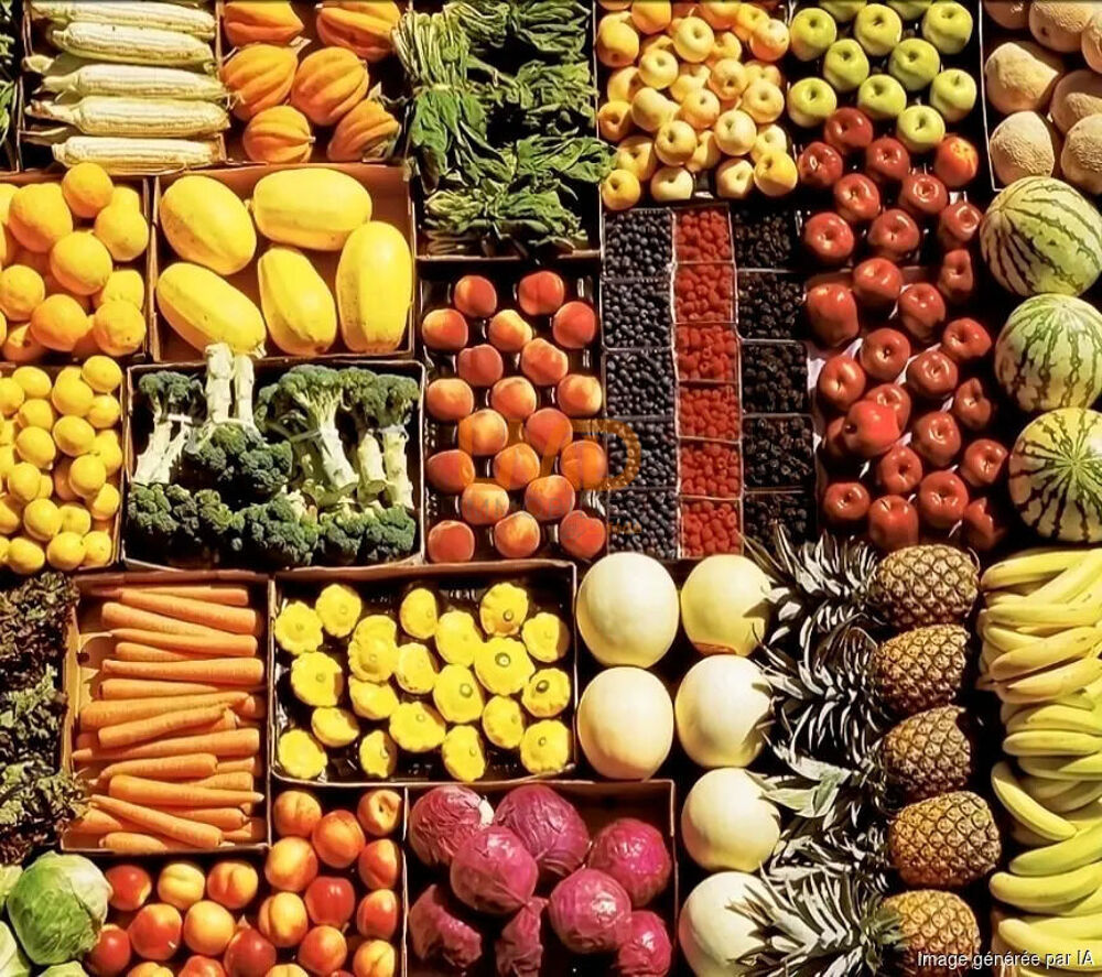   Fonds de Commerce - Fruits et Légumes -Visibilité-Parking-Gros f 