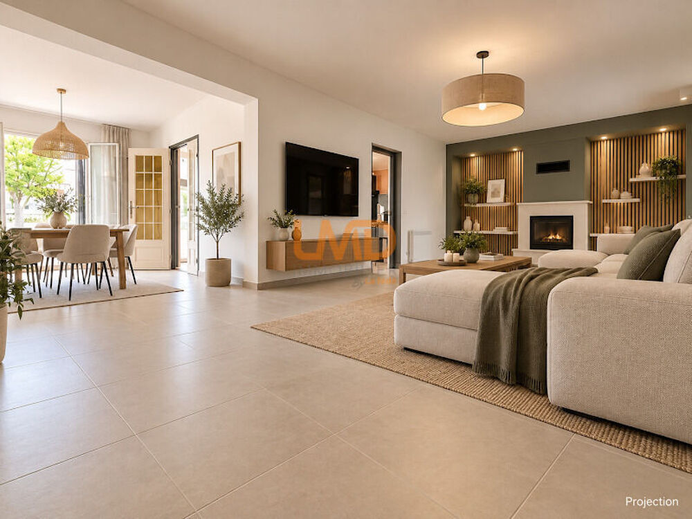 Vente Maison Maison familiale – 4 chambres, beaux volumes et jardin piscinabl Mèze