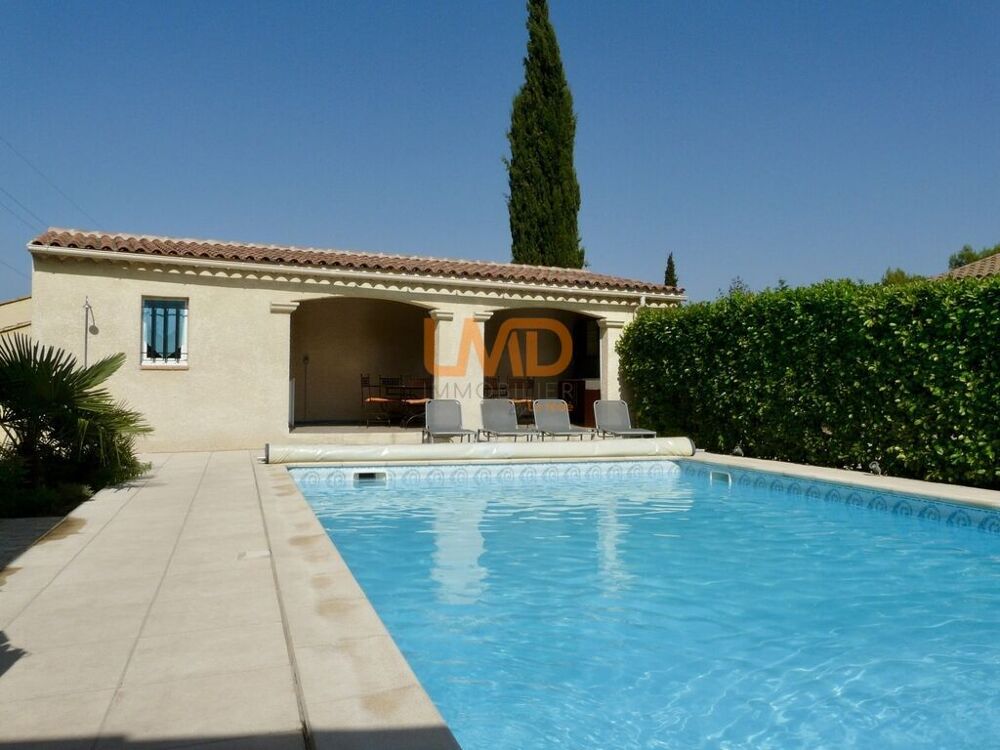 Vente Maison Villa de plain-pied au calme absolu avec piscine et double g Alleins