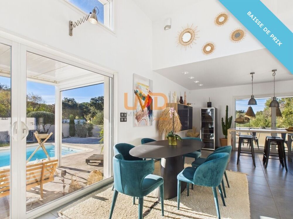 Vente Maison Elégante villa 5 pièces piscine garage Boissières