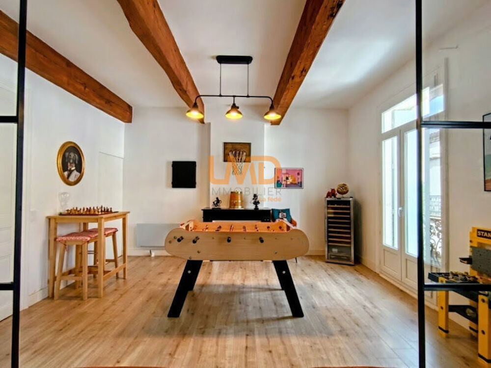 Maison vigneronne 178 m² rénovée, terrasse XXL sud, garage 134 m