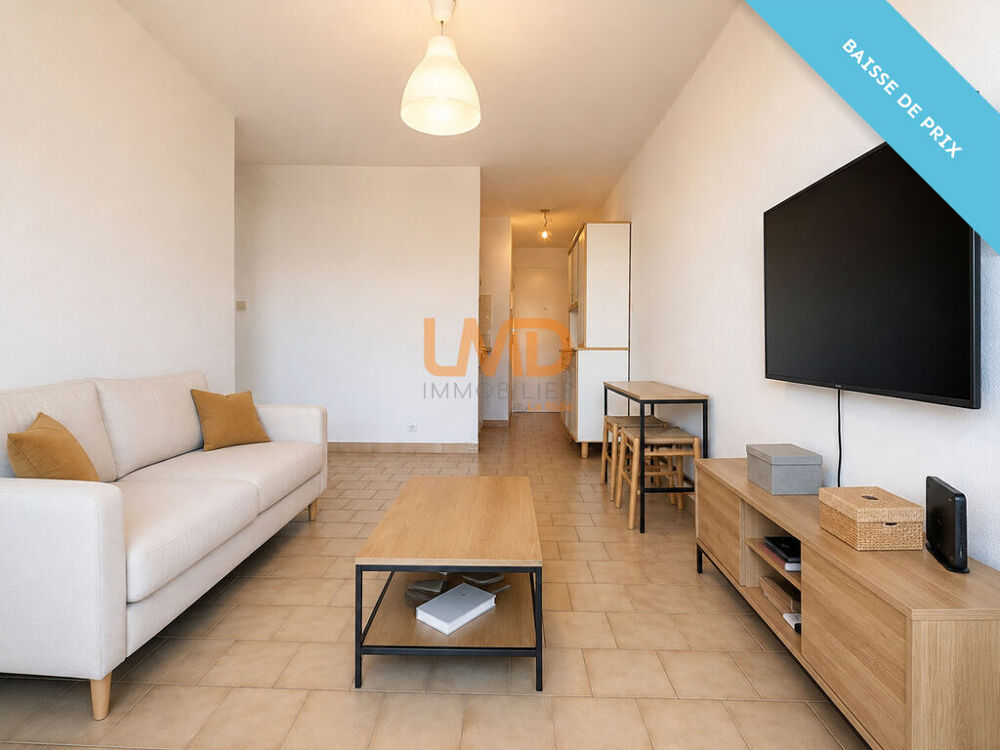 Vente Appartement T2 avec loggia–5e et dernier étage–À 3 min du port Sete