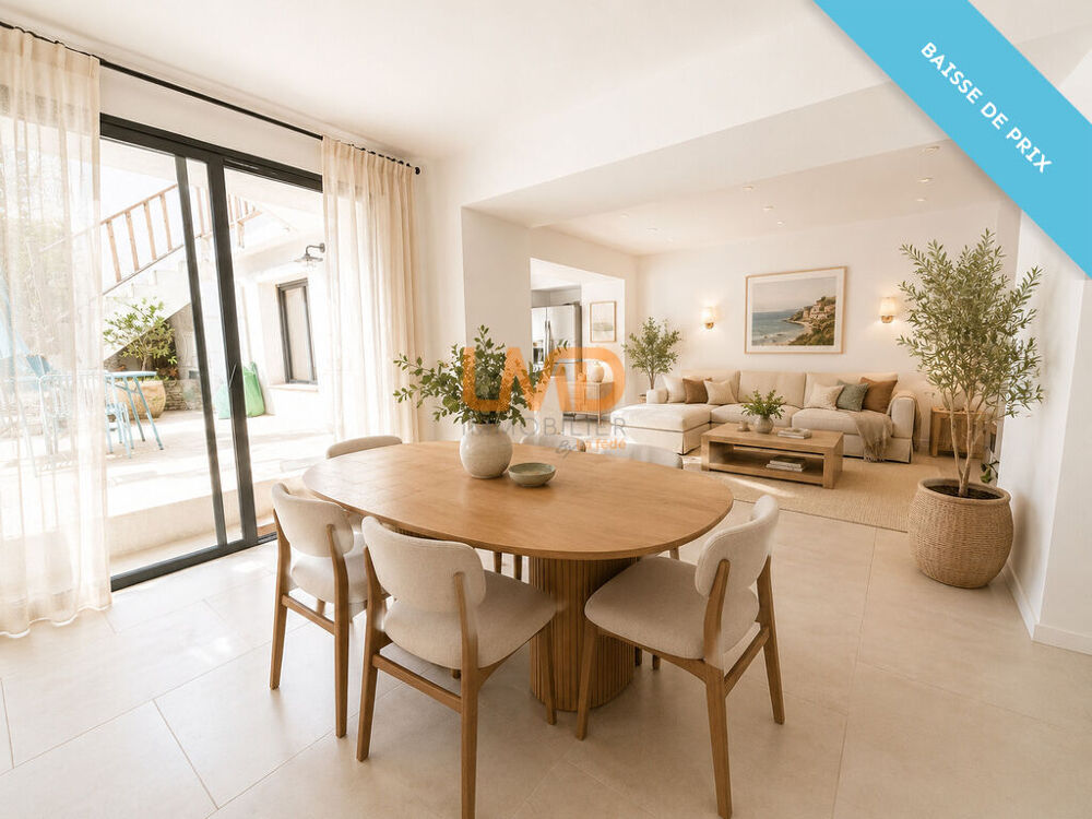 Nîmes Croix-de-Fer  Maison rénovée avec garage, terrasses et ba