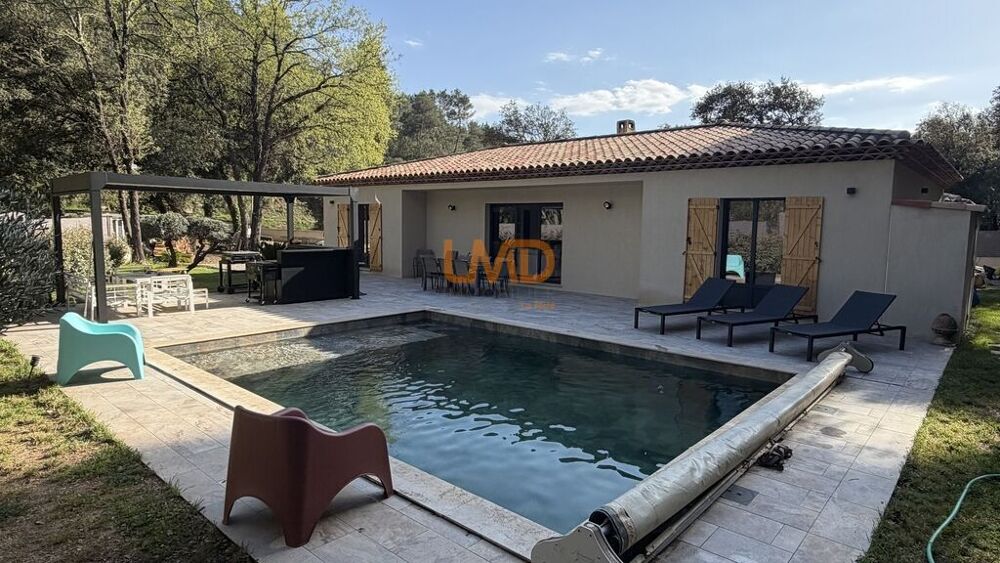 La Motte (83920)-Villa plain-pied RT2020-Piscine-Ecrin de verdur
