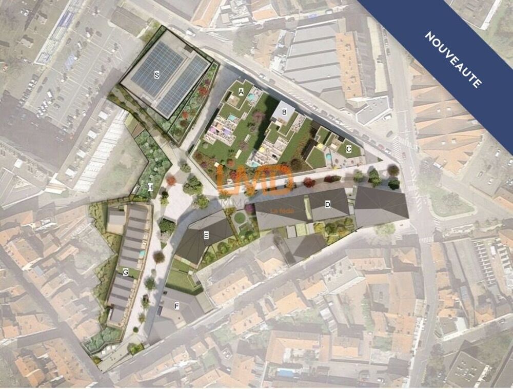 Vente Appartement Roanne (42300) – T3 Neuf 68,50 m² + Terrasse 10,80 m² – Dès 190 Roanne