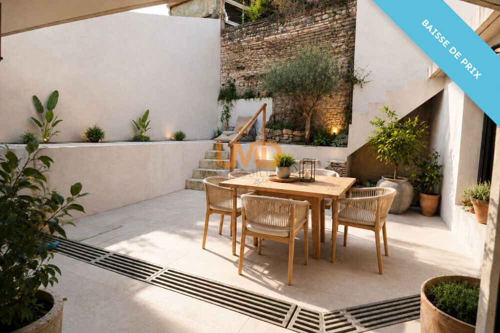 Nîmes Croix-de-Fer  Maison rénovée avec garage, terrasses et ba