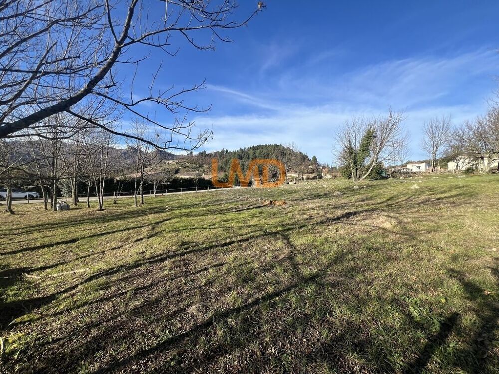 Vente Terrain Terrain constructible de 836 m2 - Fabras limite Jaujac Jaujac