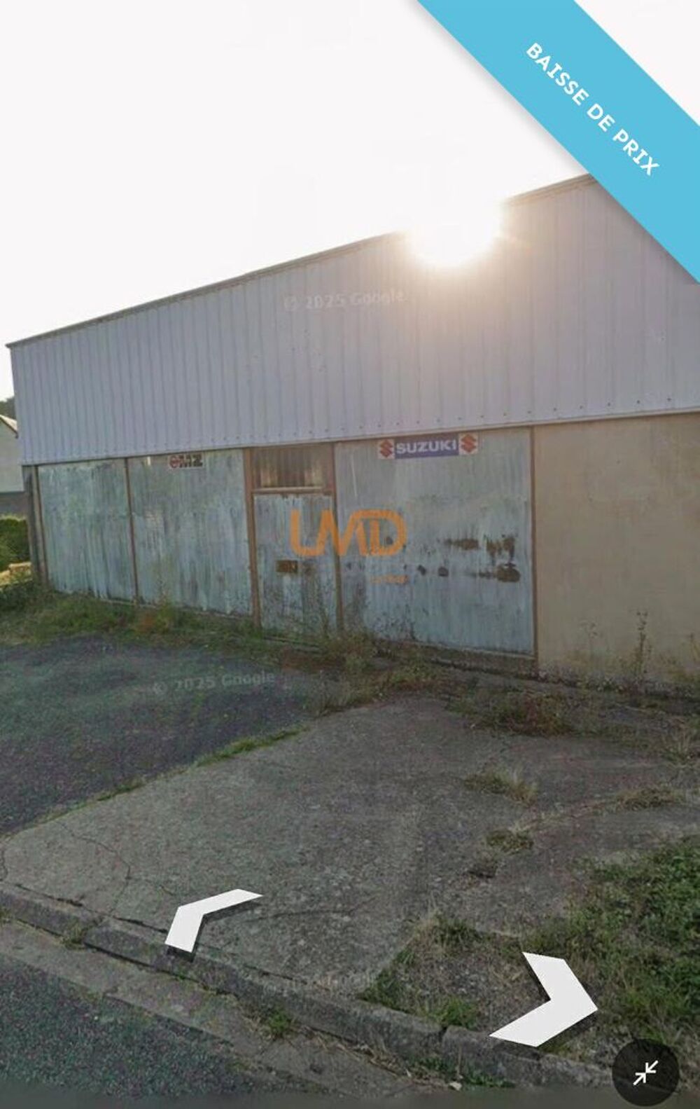   Entrepôt de 250 m²  -Mondoubleau - 22 min Vendôme Cormenon
