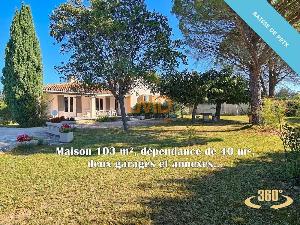Maison 3 chambres - dépendance - piscine - pool house - 2 garage
