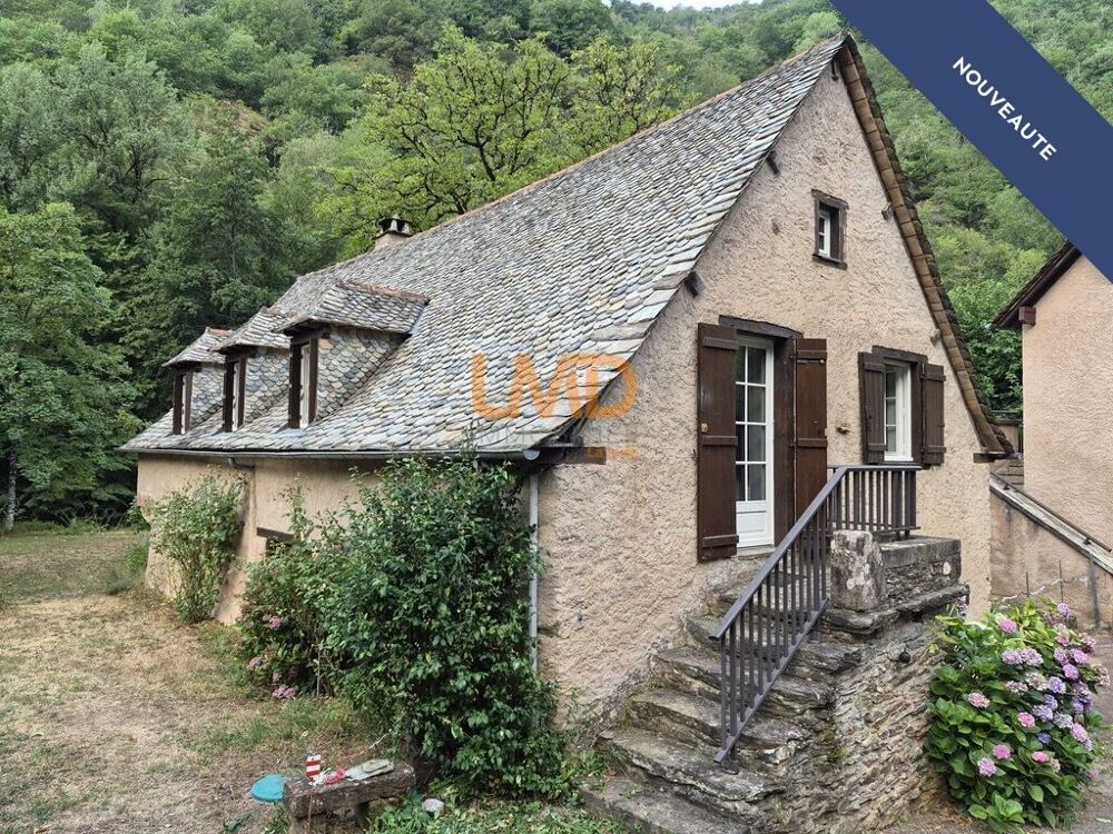 Vente Maison Ancien moulin en pierre rénové avec terrain Conques