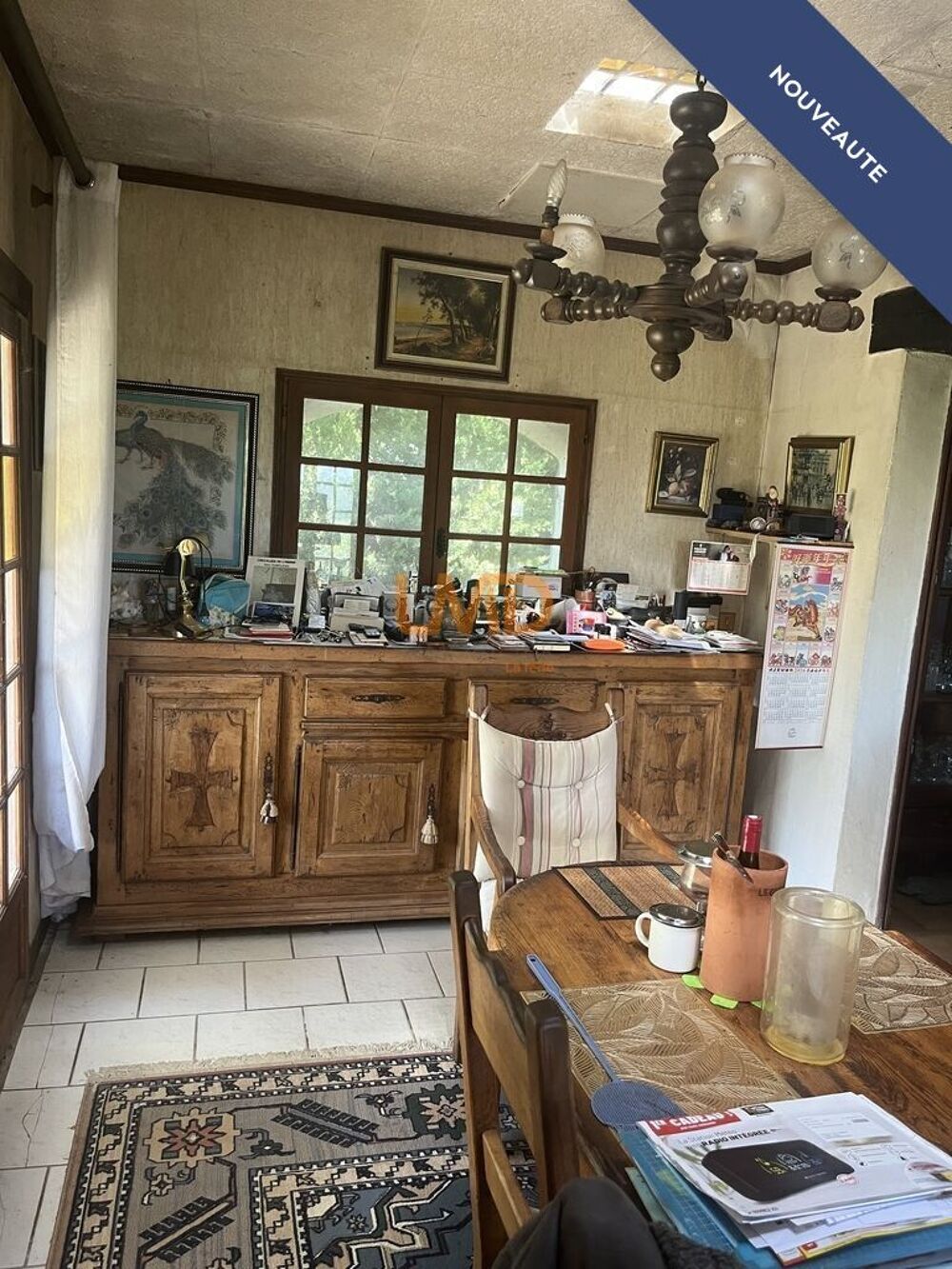 Vente Maison une parcelle de terre avec construction 1975  maison 2 étages, Puisserguier