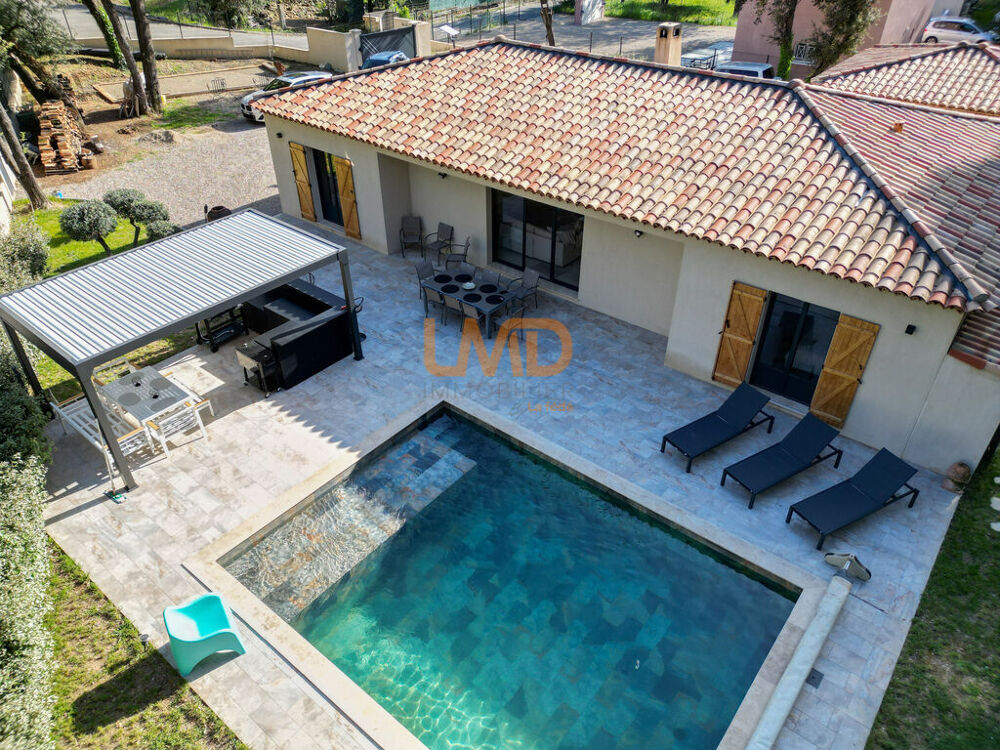 La Motte (83920)-Villa plain-pied RT2020-Piscine-Ecrin de verdur